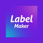 label maker android application logo